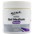 Mont Marte Premium Matte Gel Medium for Acrylic Paint - 250ml (8.5oz)