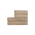 Christy Cirrus 4-Piece Quick Dry Cotton Towel Set | Latte Beige