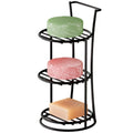 TJ.MOREE 3-Tier Stainless Steel Shower Soap Holder | Drill-Free Organizer
