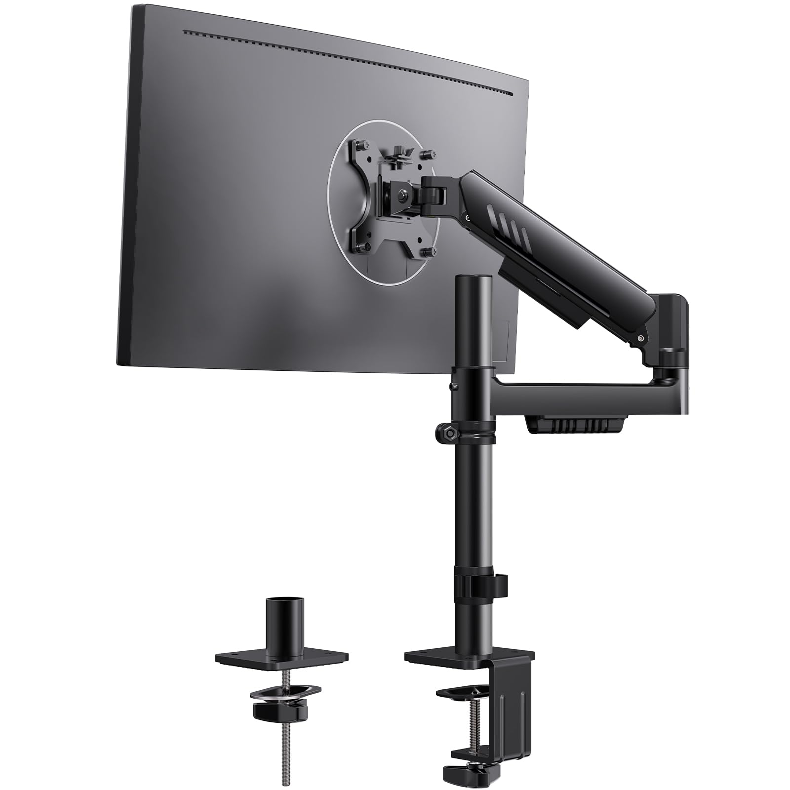 ErGear Single Monitor Arm – Adjustable Desk Mount for 13-34" Screens