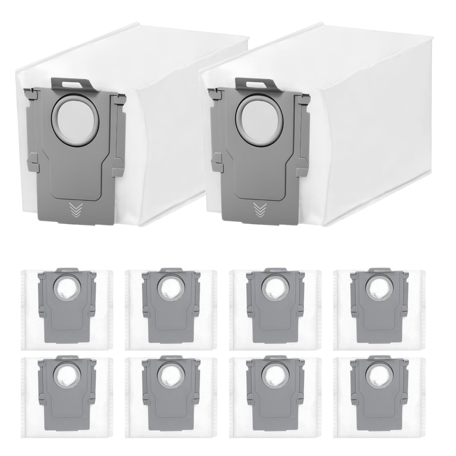 10-Pack Dust Bags for Roborock Qrevo Series & S8 Max Ultra