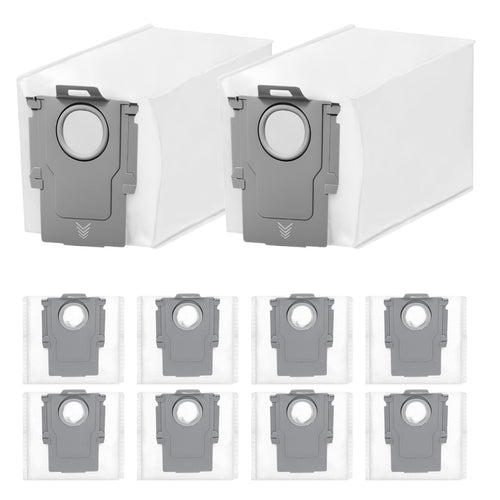 10-Pack Dust Bags for Roborock Qrevo Series & S8 Max Ultra