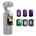 K&F Concept 6-Pack Filter Kit for DJI Osmo Pocket 3 | Magnetic Glass