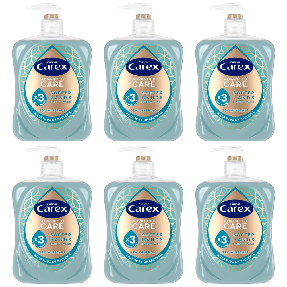 Carex Advanced Sea Minerals Antibacterial Hand Wash - 500ml (Pack of 6)