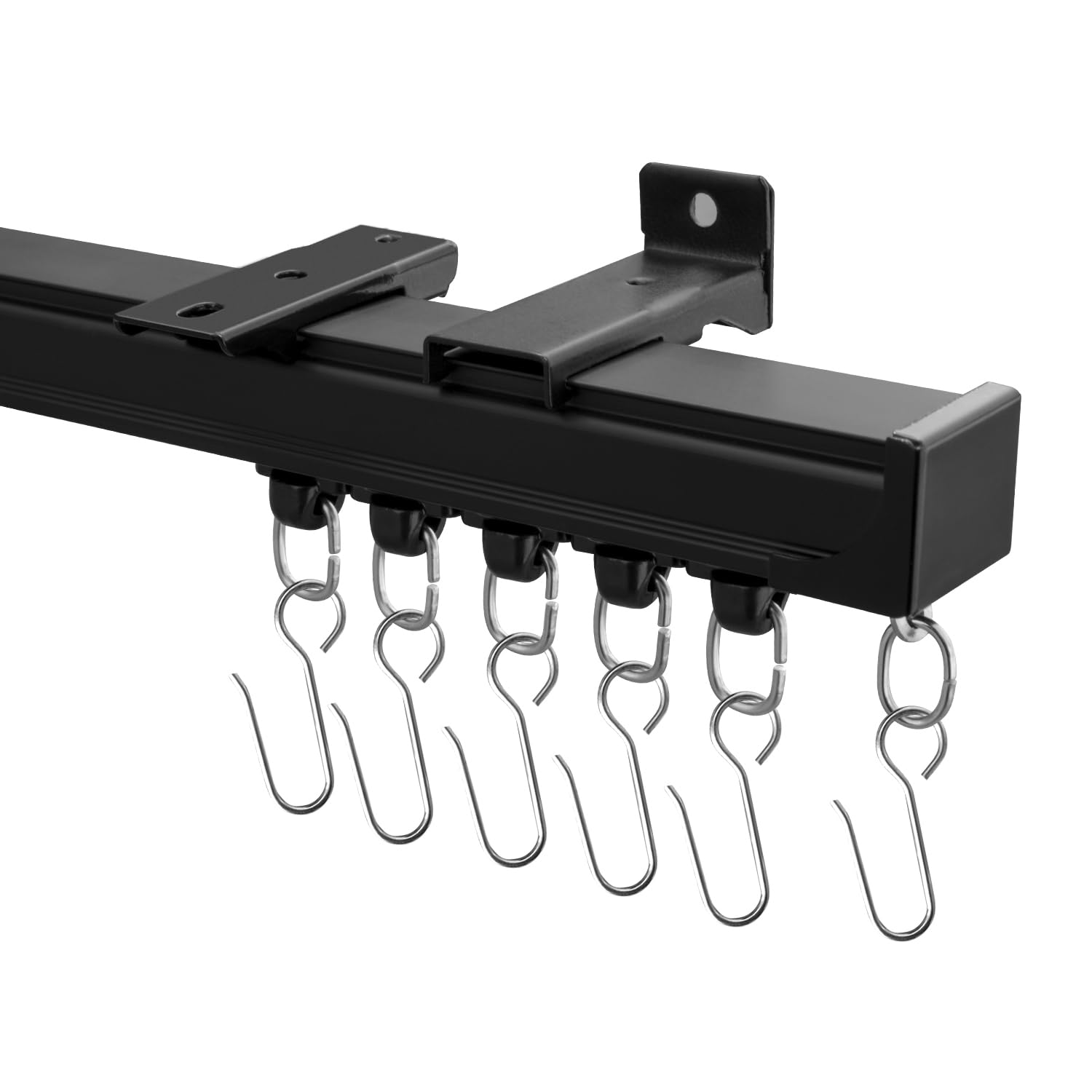 Hoeflife Heavy Duty Aluminum Ceiling Curtain Track | Room Divider Rail