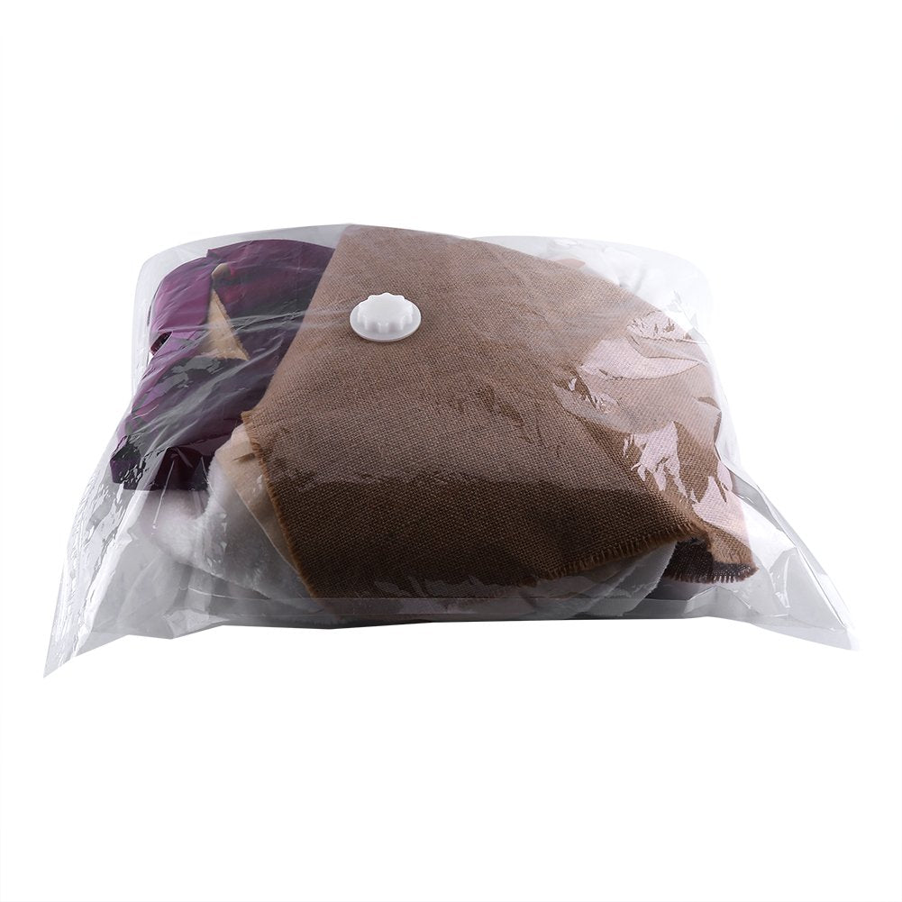 BORDSTRACT Vacuum Storage Bags Small | 50x60cm 5Pk w/Zippers | Clear PVC - image 4