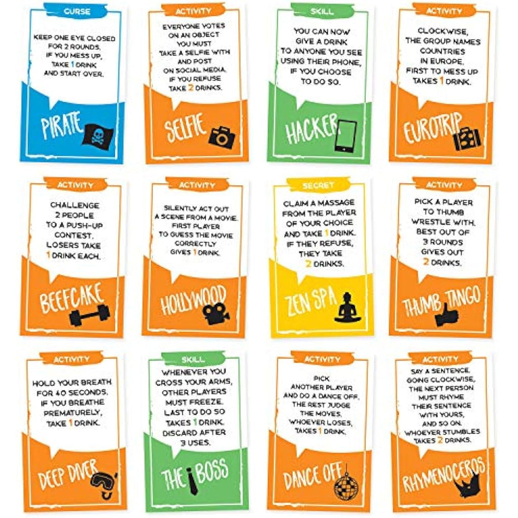 Sotally Tober Drinking Game for Adults | 125 Card Party Game by Jolof