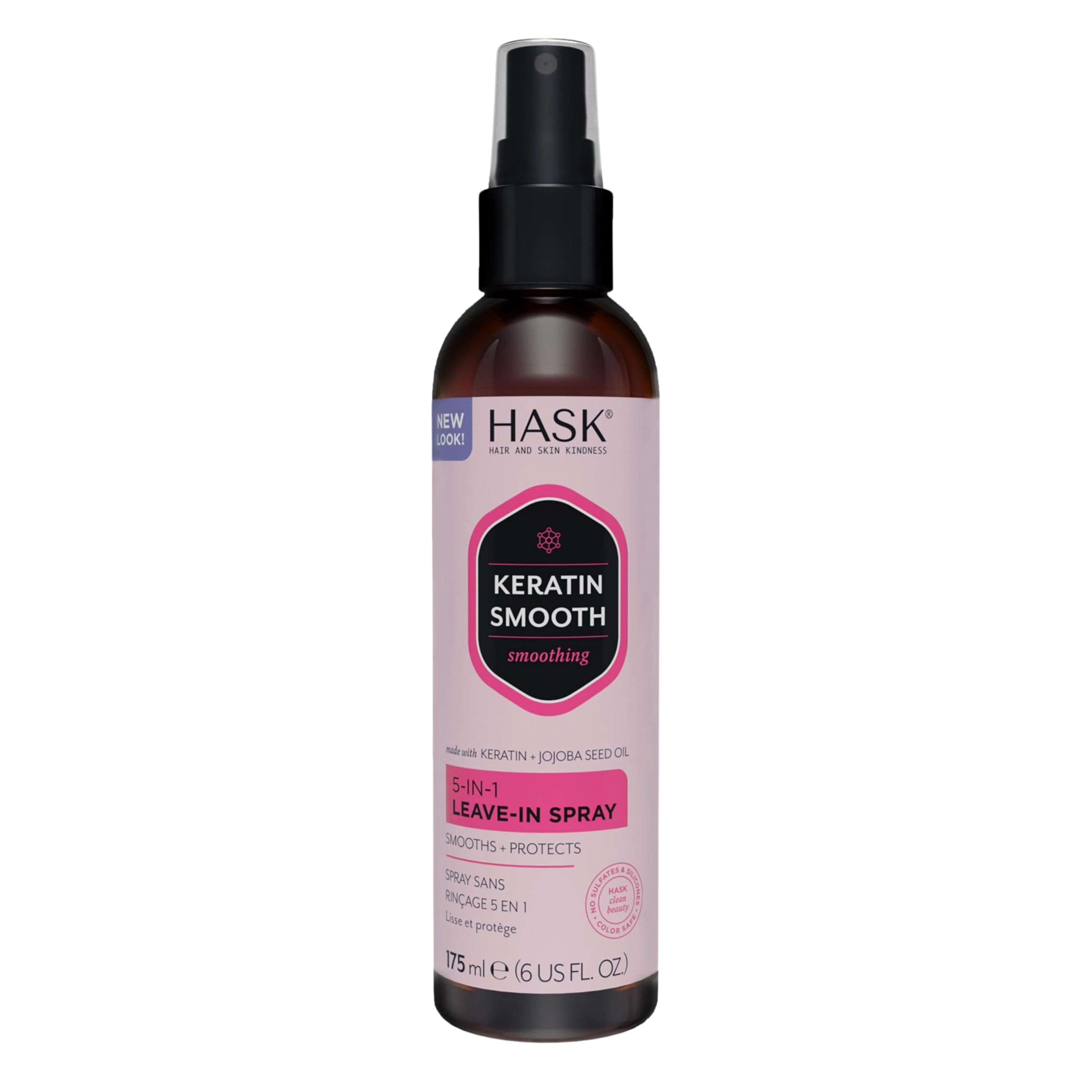 HASK Keratin 5-in-1 Smoothing Leave-In Conditioner Spray – 175mL