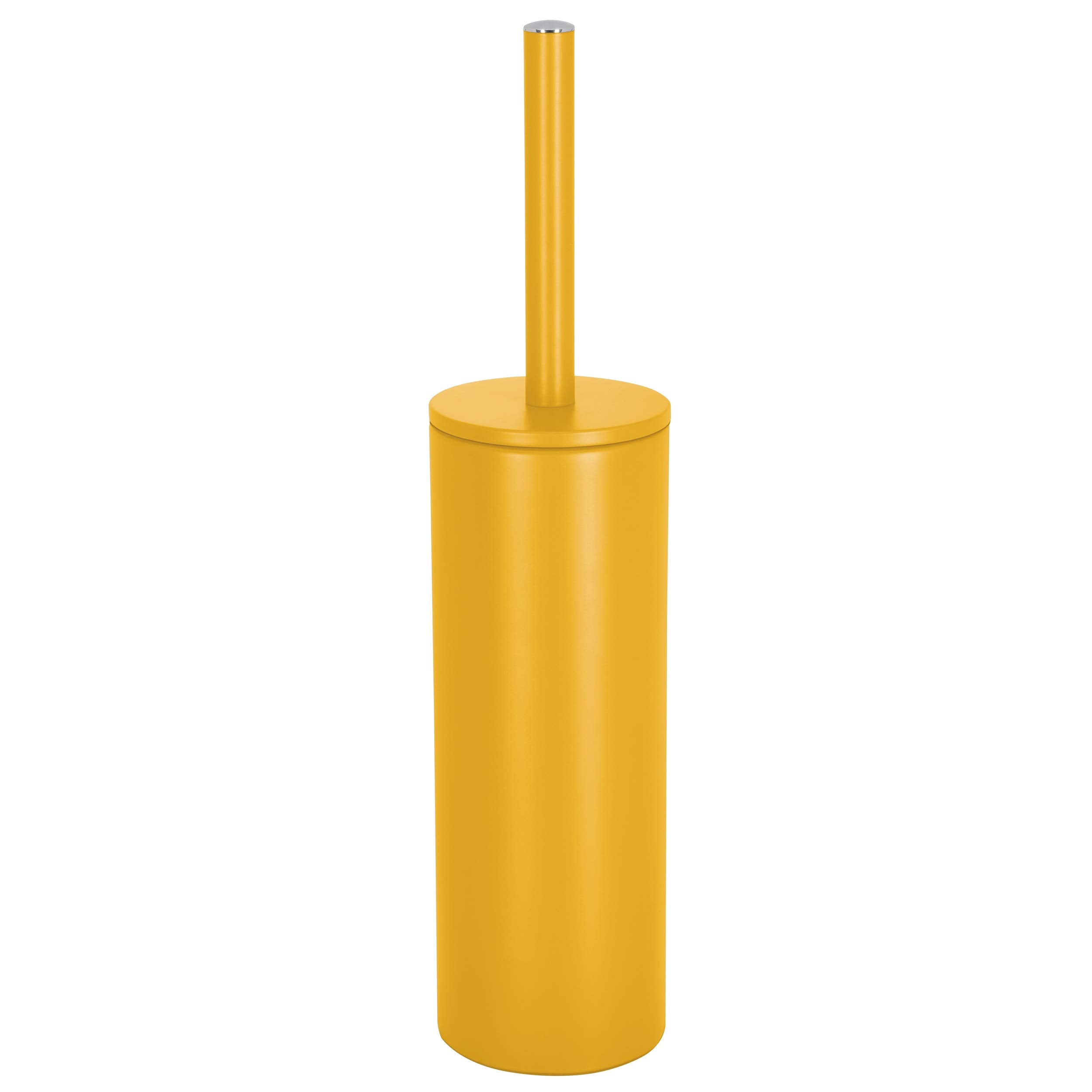 Spirella Akira Toilet Brush | Stainless Steel Holder | Matte Yellow