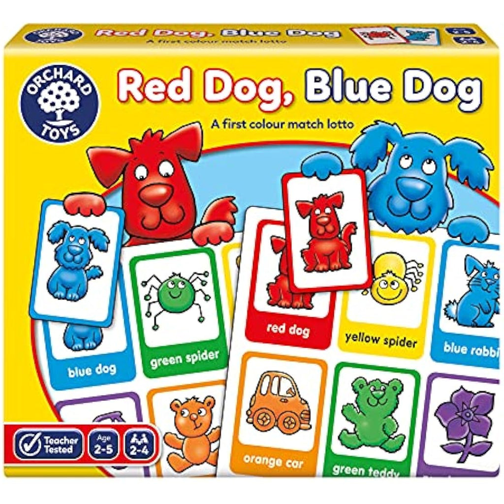 Orchard Toys Red Dog Blue Dog Lotto Game – Educational Memory Game
