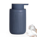 Autumnlife Ceramic Foaming Soap Dispenser – 12oz Matte Blue Pump