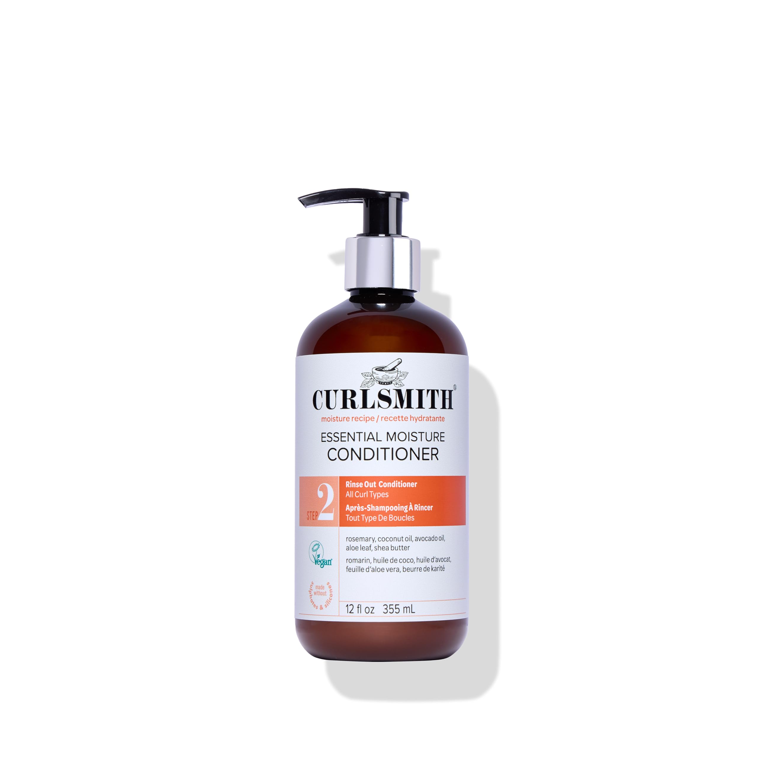Curlsmith Essential Moisture Conditioner – Vegan Frizz Control (355ml)