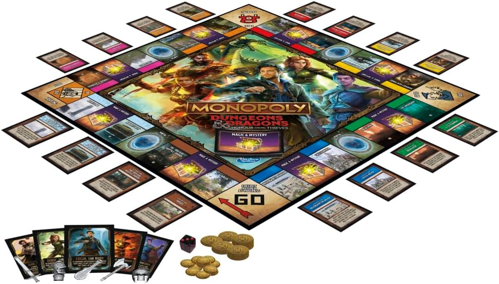 Monopoly Dungeons & Dragons: Honor Among Thieves Movie Board Game