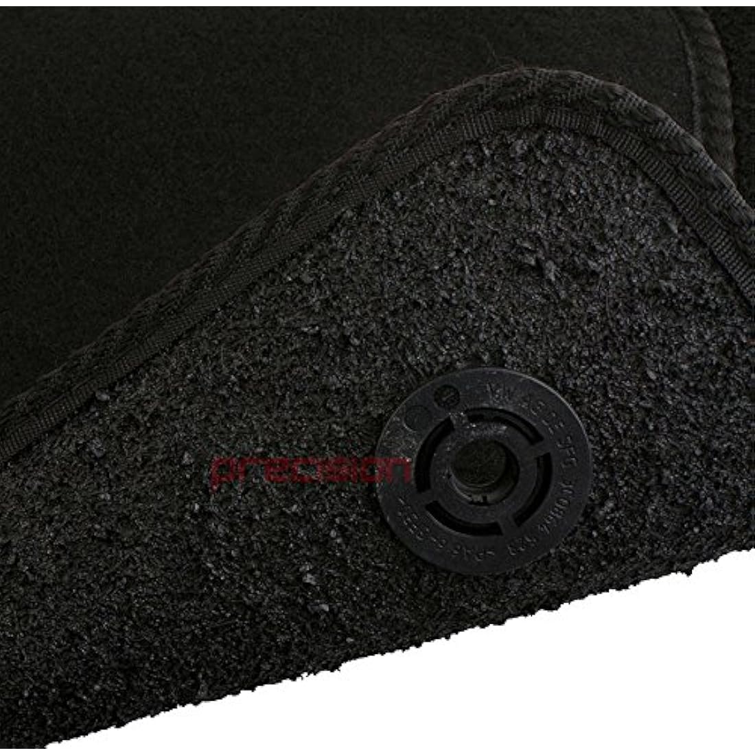 VW Golf MK7 (2013-2020) GTD Logo Black Tailored Car Mats