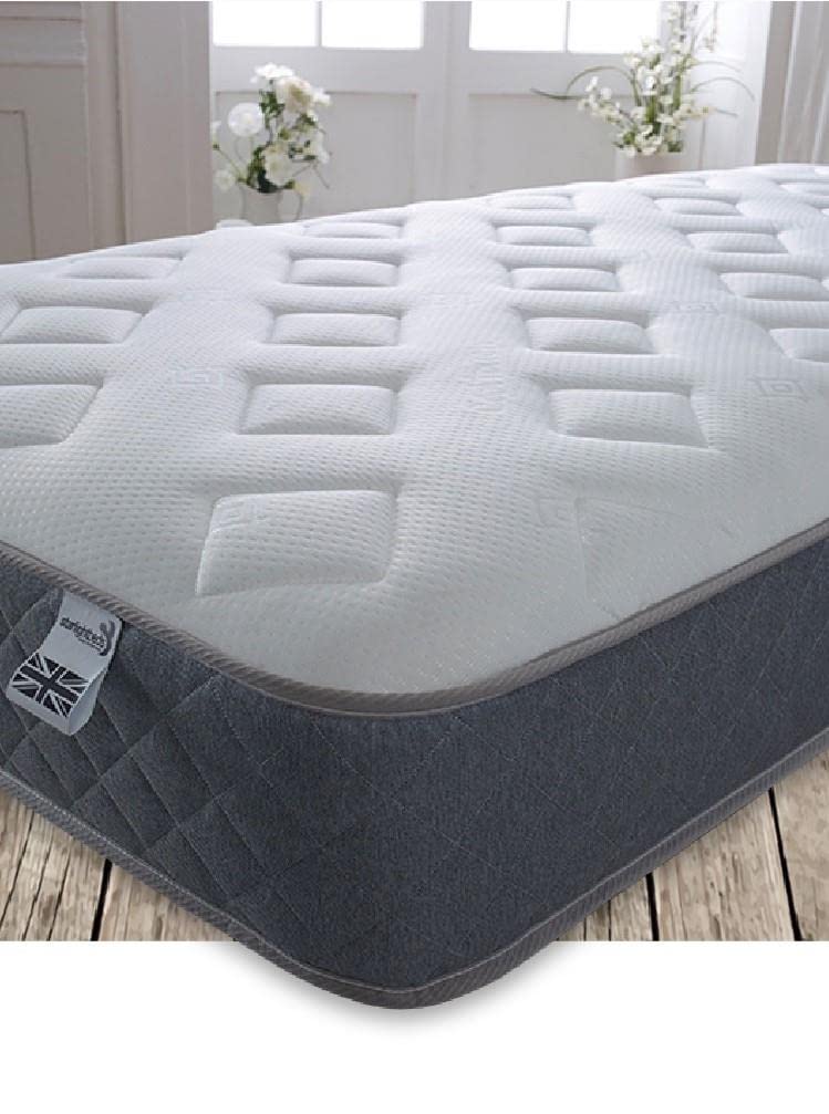 Starlight Beds Small Single Hybrid Memory Foam Mattress | 2ft6 Spring