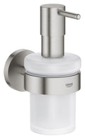 GROHE Start QuickFix Soap Dispenser | 160ml Metal & Glass Holder