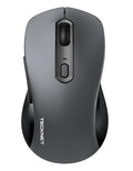 TECKNET Tri-Mode Wireless Mouse | 4800DPI Silent Bluetooth & 2.4G