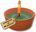 Lavalis Outdoor Garden Candle – XXL Terracotta Fire Pit, 15h Burn Time