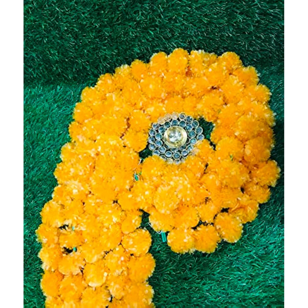 Artificial Marigold Garland - 5 Pack Orange Indian Wedding Decor