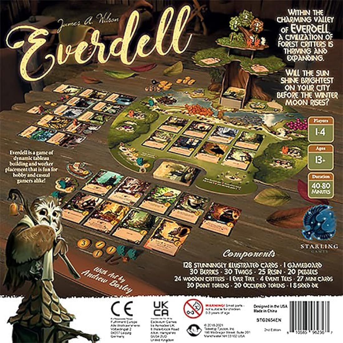 Starling Games Everdell 2nd Edition - Strategy Board Game for 1-4 Players