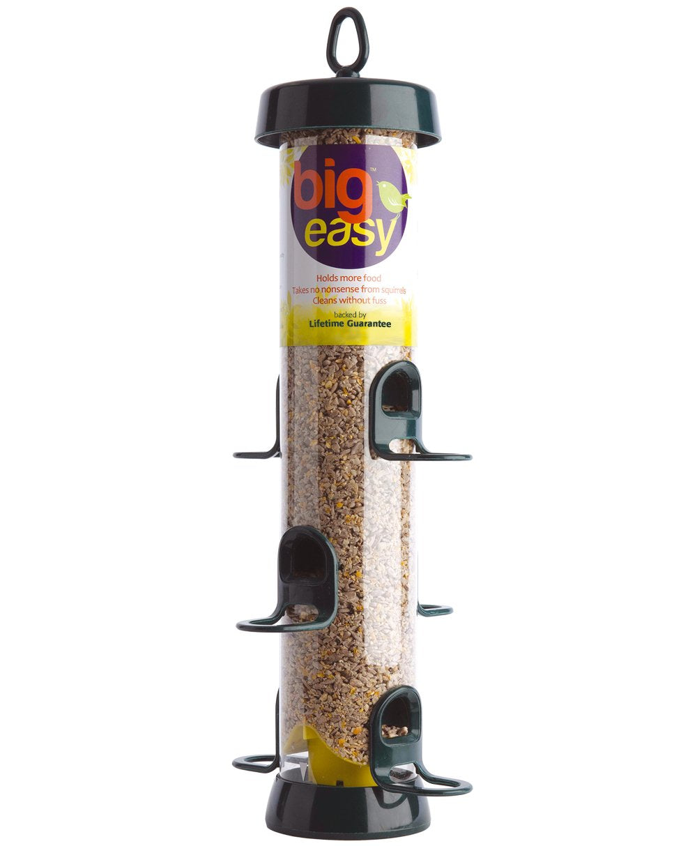 Jacobi Jayne BigEasy Bird Feeder | Squirrel-Resistant 2.2L Seed Feeder