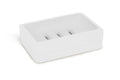 Kassatex Lacca Soap Dish – Modern White Lacquer Bath Accessory