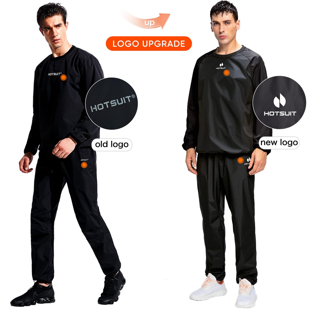 HOTSUIT Sauna Suit for Men | Anti-Rip Silver-Heat Sweat Jacket & Pants