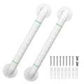 Fanwer 2PCS Stainless Steel Bath Grab Rails | 40CM Anti-Slip Shower Handle
