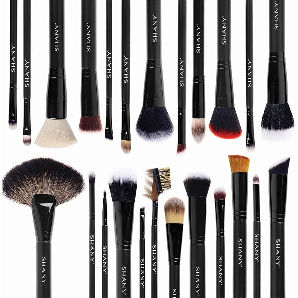 SHANY Pro Signature 24pc Makeup Brush Set | Handmade Wooden Handle