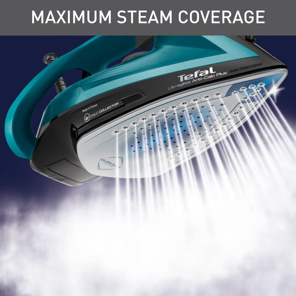 Tefal Ultraglide Steam Iron – 2800W Anti-Scale with Durilium Soleplate