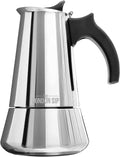 The London Sip Stainless Steel Moka Pot – 6 Cup Induction Espresso Maker