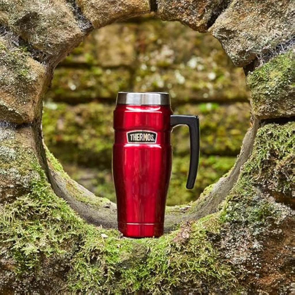 Thermos Stainless King Travel Mug - 470ml Midnight Blue Insulated Cup