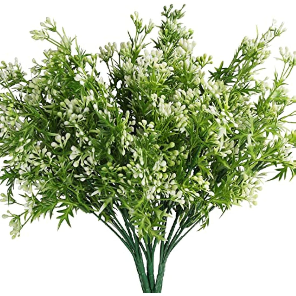 BELLE VOUS 6 Pack Artificial Pearl Grass Faux Hanging Plants for Decor
