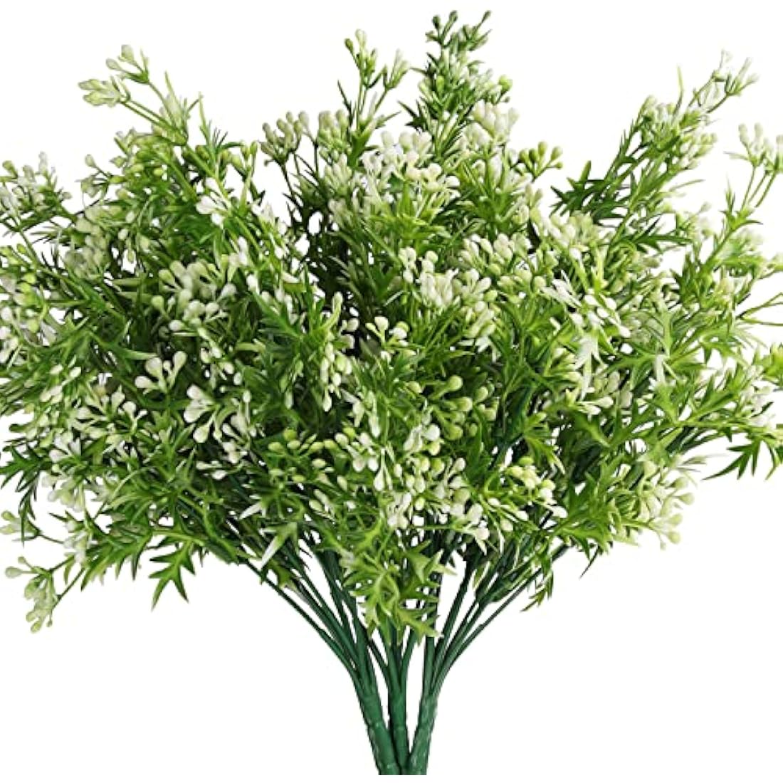 BELLE VOUS 6 Pack Artificial Pearl Grass Faux Hanging Plants for Decor