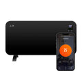 TCP Smart Glass Panel Heater | 2000W WiFi Electric Radiator - Black