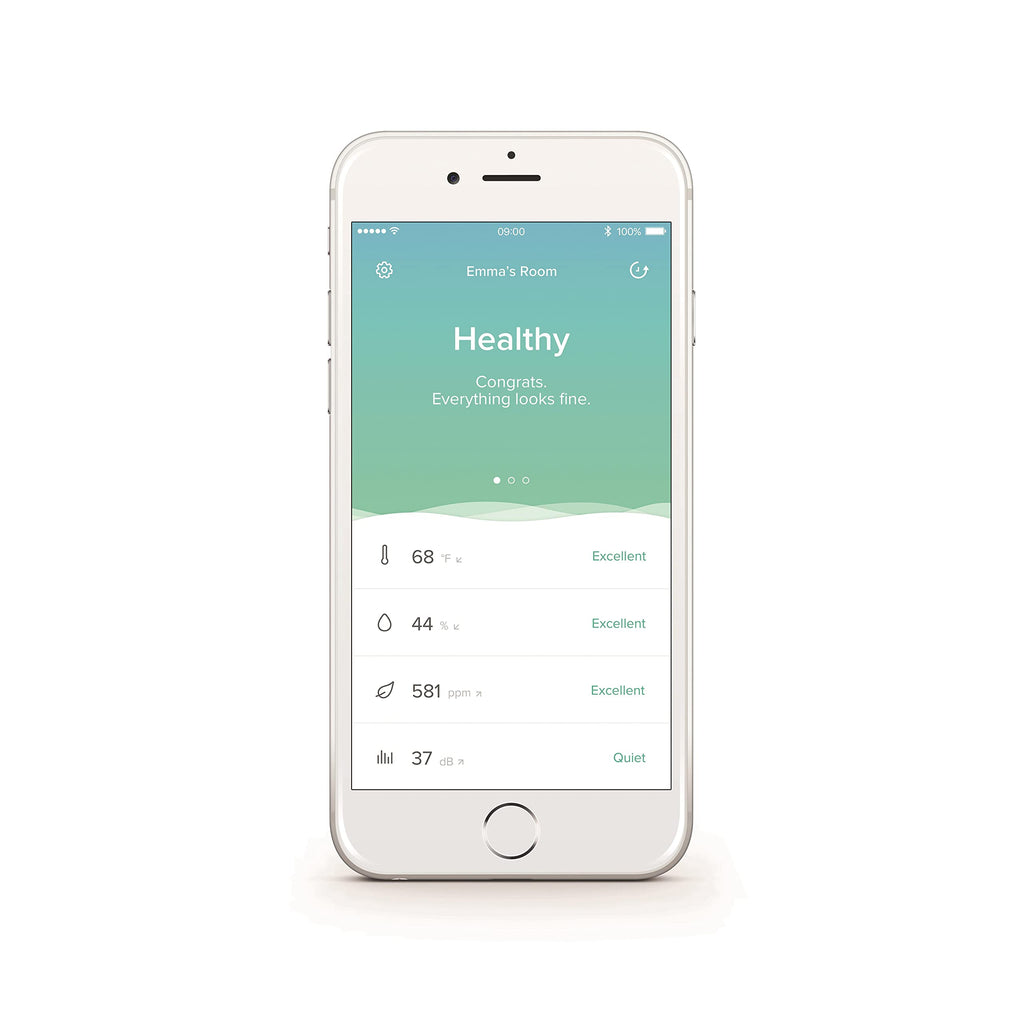 Netatmo Indoor Air Quality Monitor | CO2, Humidity & Noise Smart Sensor