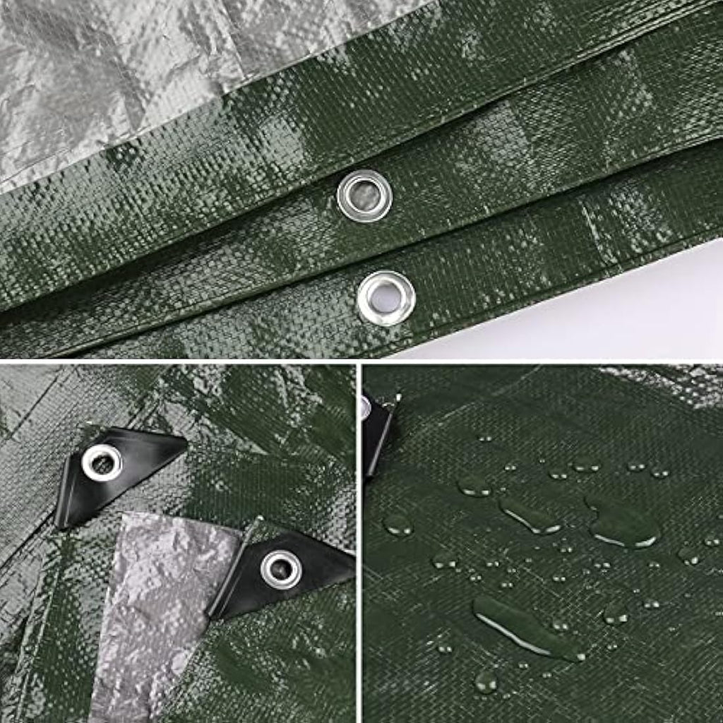 Onarway Waterproof Heavy Duty Tarp – 3m x 5m Reinforced PE Cover
