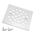 PATIKIL 4-1/4" Square Shower Drain Cover | 304 Stainless Steel Strainer
