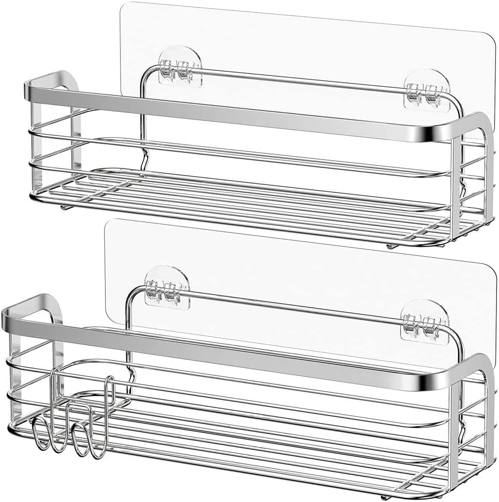 Avoalre Shower Caddy 2-Pack – Rustproof SUS304 Stainless Steel Shelf