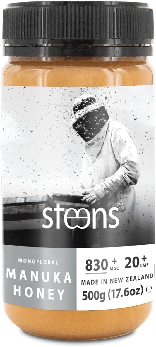 Steens Raw Manuka Honey MGO 830+ | UMF 20+ Certified New Zealand - 500g