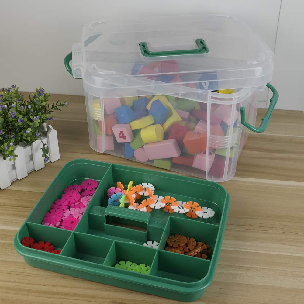 Cadineer Household Plastic First Aid Kit, Plastic Medicine Box, Clear Storage Box - image 5
