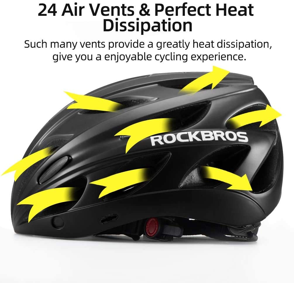 ROCKBROS Bike Helmet | Lightweight MTB Road Helmet with Magnetic Goggles