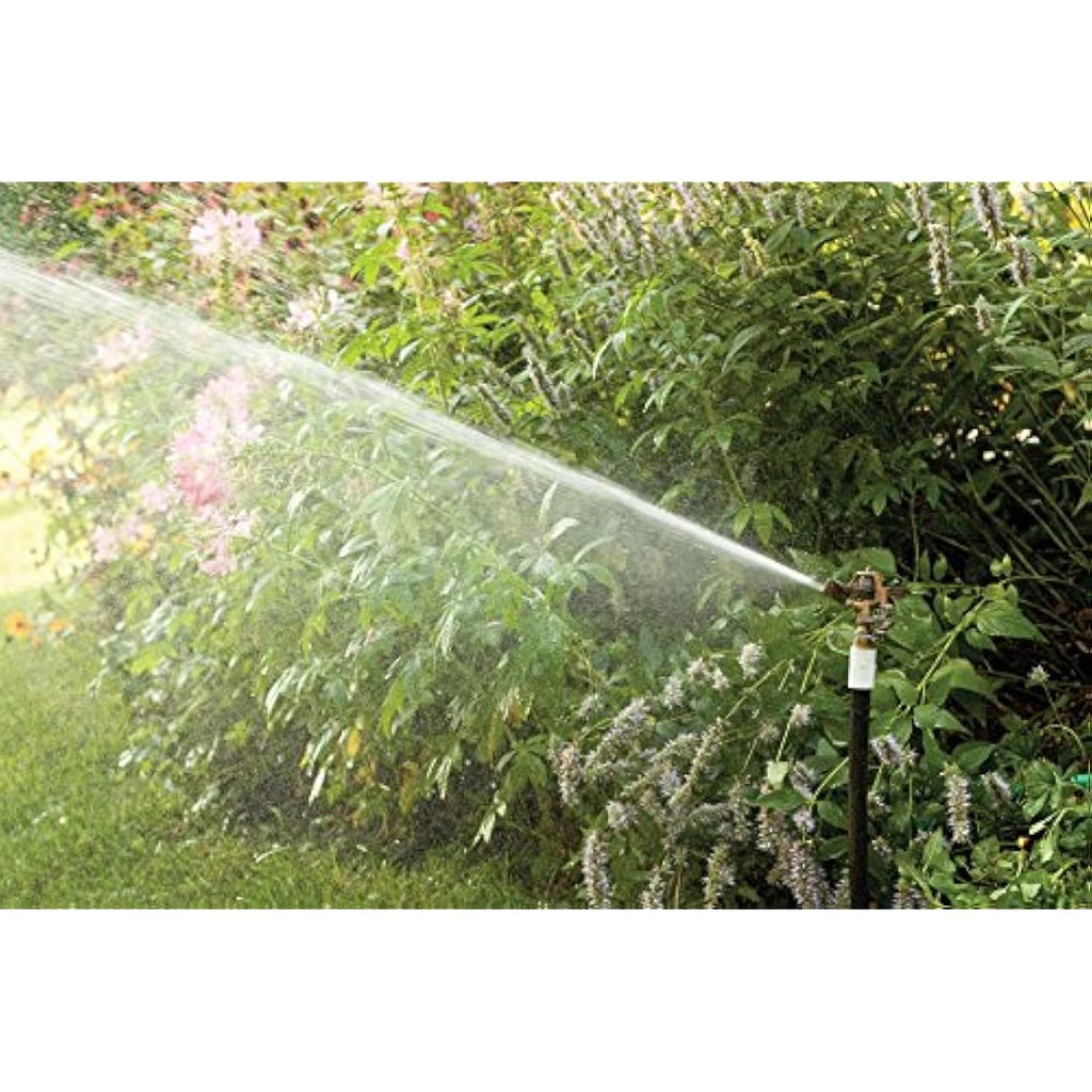 Rain Bird Brass Impact Sprinkler – Adjustable 20-360° Pattern