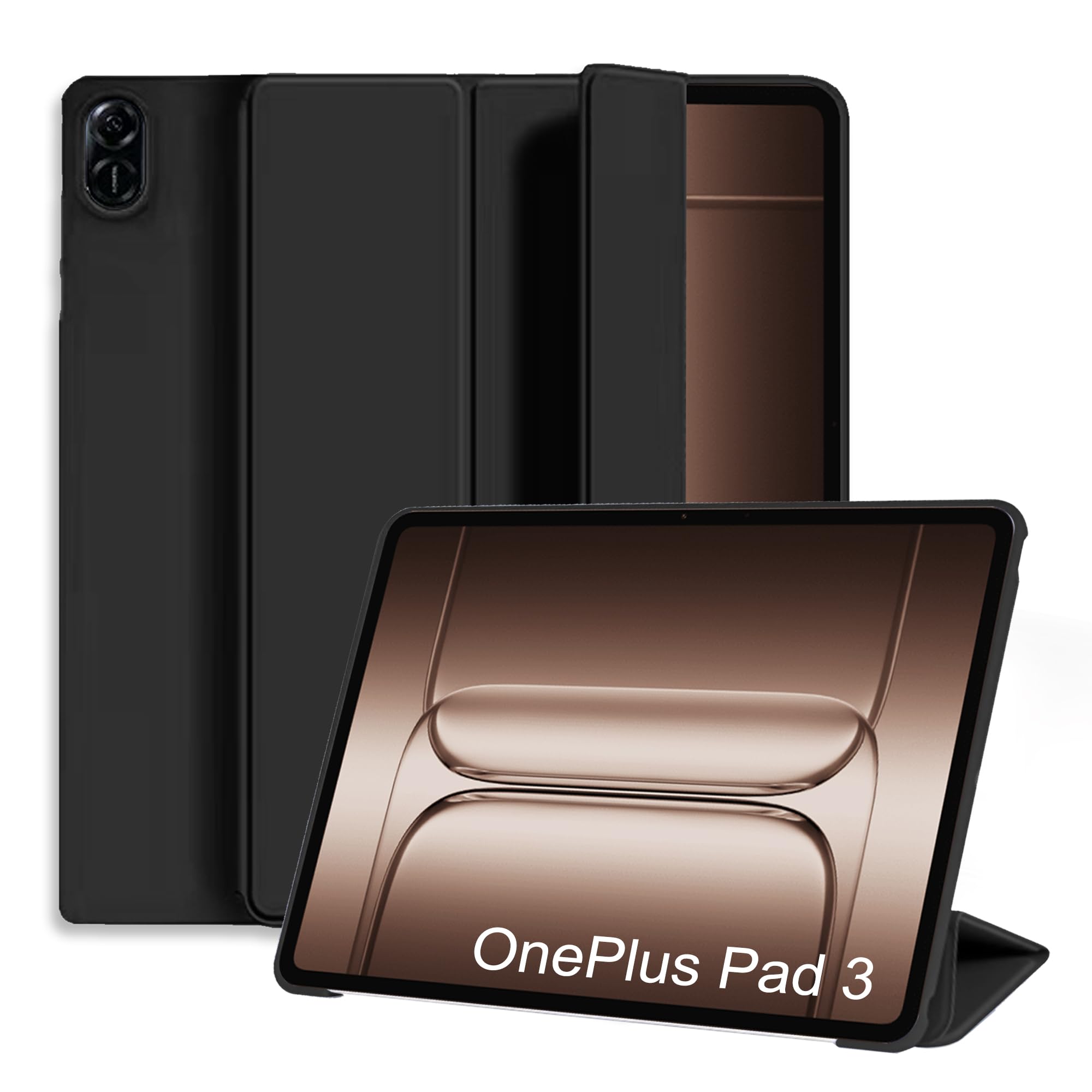 Suttkue OnePlus Pad 3 Case - 13.2 inch Lightweight Tablet Cover, Black