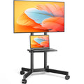 TVON Mobile TV Stand with Wheels for 32-75 Inch TVs | Height Adjustable