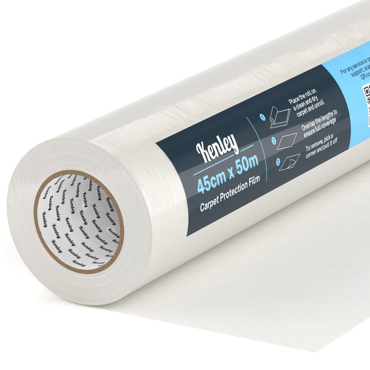 Jolof Store Carpet Protector Roll – Heavy Duty Adhesive Film (45cm x 50m)