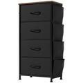 Jolof Store 4 Fabric Drawer Chest – Steel Frame Storage with Side Hooks