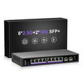NICGIGA 10 Port 2.5Gb Unmanaged Ethernet Switch | 2x 10G SFP+ Ports