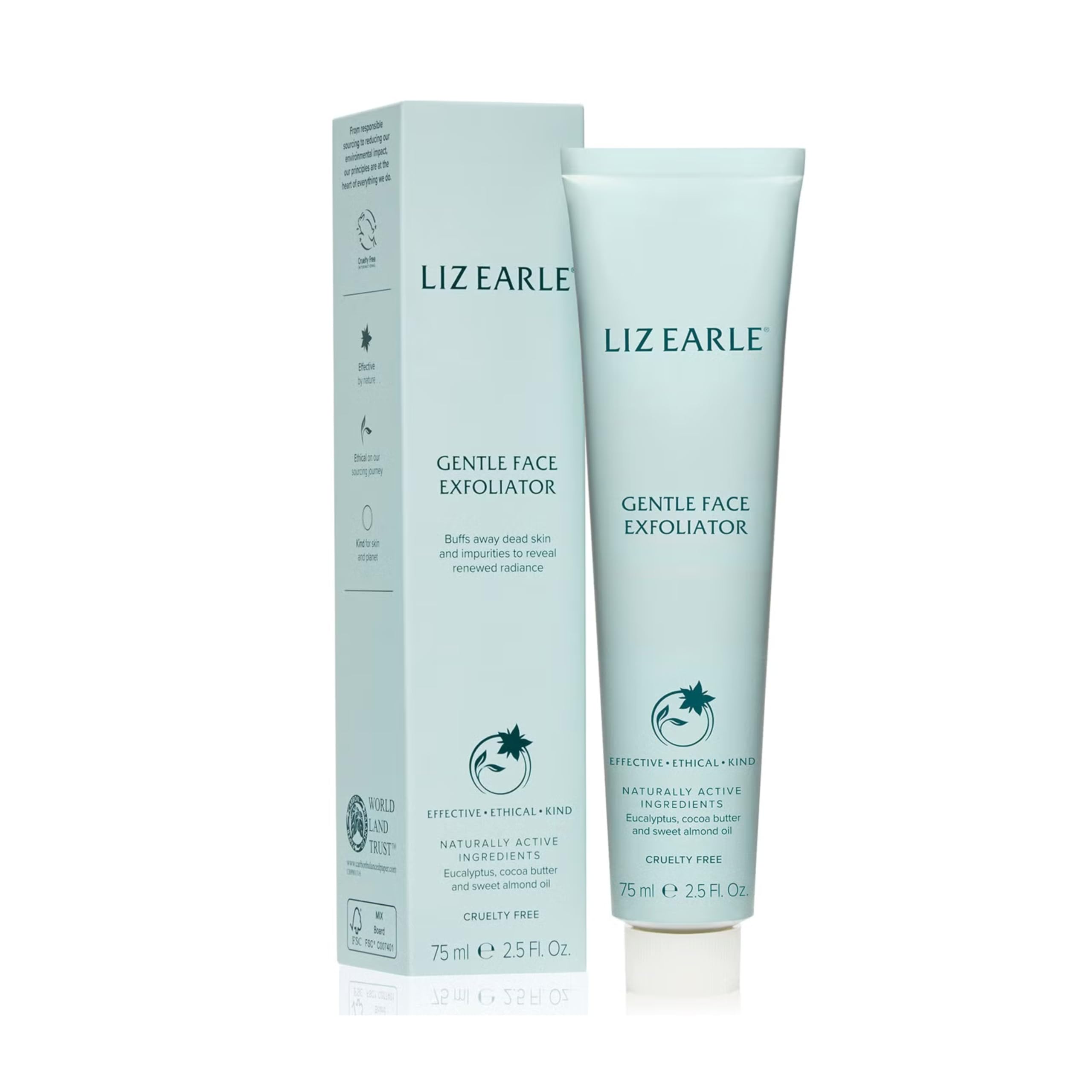 Liz Earle Gentle Face Exfoliator | Smoothing Jojoba Beads - 75ml