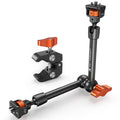K&F CONCEPT 11" Magic Arm Super Clamp Kit for DSLR and Action Cameras
